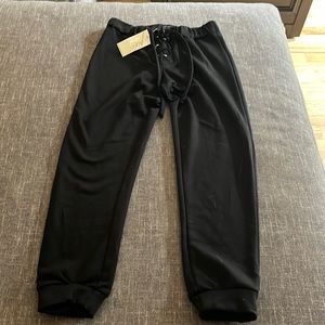 Pinc premium black jogging pants kids size large.